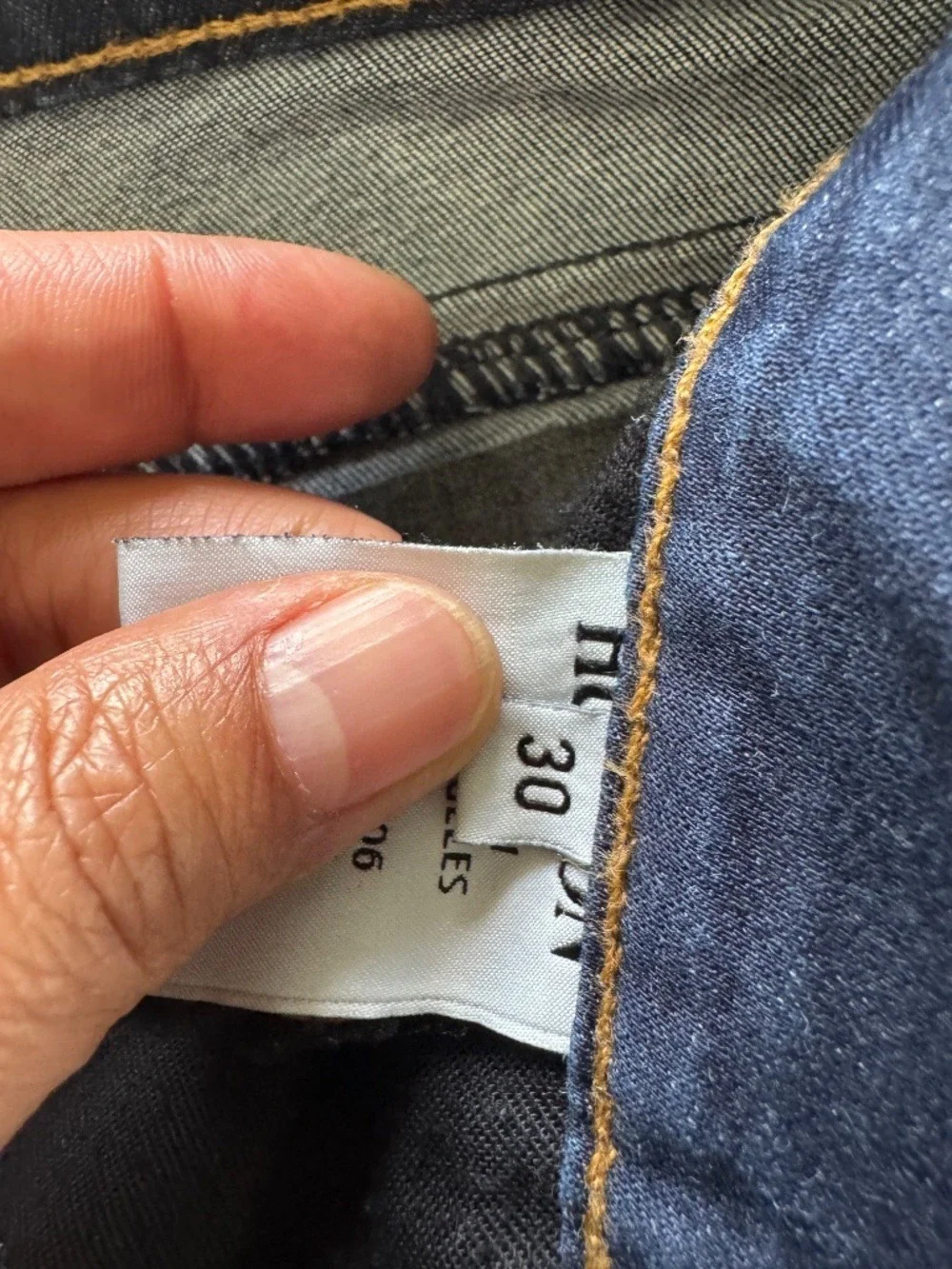 Hudson Jeans Deep Indigo Denim Bermuda Shorts Size 30